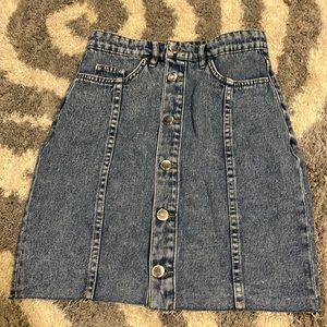 H&M Divided jean skirt. Size 2